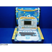 Детский обучающий компьютер Русско - английский ( голубой)